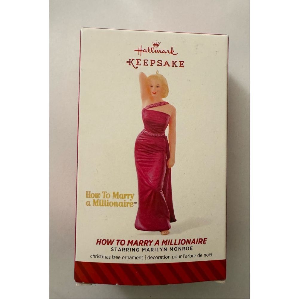 Hallmark Keepsake Ornament 2014 How to Marry A Millionaire Marilyn Monroe - NEW‎
